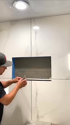 Shower niche tile | deazconstruction