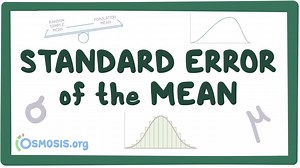 Standard error of the mean (Central limit theorem): Video, Causes, & Meaning | Osmosis