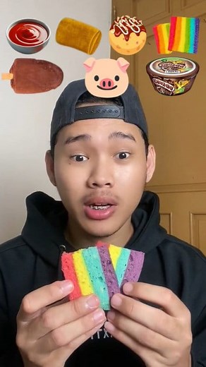 Eating takoyaki bread emoji asmr challenge 😬 | Heyrul Umam