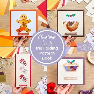 Christmas Treats Iris Folding Pattern Book