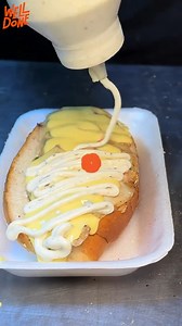 How to make the Cheesiest Hot Dog Sandwitch #streetfood #FoodLoversParadise #foodlovers #egyptianfood #hotdog #cheesehotdog #cheeselovers #viral #fyp #fypシ゚viralシfypシ゚ | Well Done