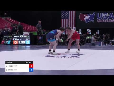 55 Kg Rnd Of 16 - Lauren Mason, UVRTC - TMWC Vs Samantha Weeks, North Dakota C0f9