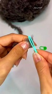 Struggling with Bulky Yarn? Try This Needle Hack #crochet #knitting | Among Konyak
