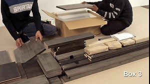 Gen-Z Storage Platform Bed with Drawers (Queen Size, Galaxy Grey)