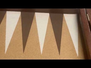 Video #32 - Cardinal backgammon board with snap cups