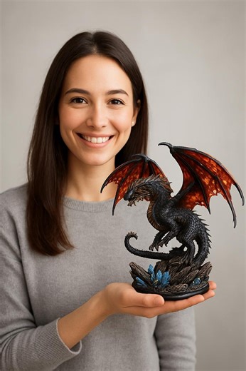 File STL Drago per Stampante 3d Con Licenza Commerciale - Etsy