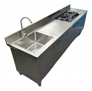 [Hot Item] Luxury Commercial Kitchen Work Table Stainless Steel Cabinet for Restaurant Hotel