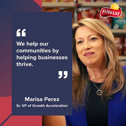 1.8K views · 30 reactions | We are proud of our Frito-Lay leadership and the tremendous work they do in bringing more smiles to our consumers, associates, customers, and the communities we serve. This week we are highlighting Marisa Perez, Senior Vice President of Growth Acceleration and PepsiCo's first female multicultural marketing leader in the United States. | Frito-Lay | Facebook