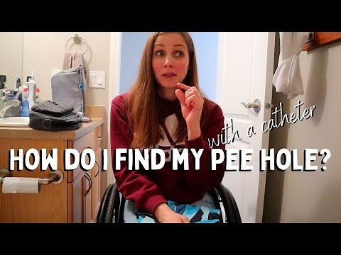 Touch technique: how I find my pee hole with a catheter even though I can't feel my *you know what*