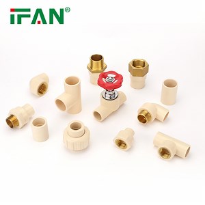 [Hot Item] Ifan Custom Unique Design PVC Insert Fitting Beige CPVC Pipe Fitting Full Variety CPVC Fittings