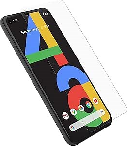 "OtterBox Alpha Glass Screen Protector for Google Pixel 4a, Tempered Glass, x2 Scratch Protection"