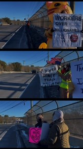 Tolland Good Trouble in Tolland, CT! 🇺🇸 Amazing weather, even better response from our neighbors ❤️‍🔥 #visibilitybrigade #becomethemedia #ct #love | Visibility Brigade