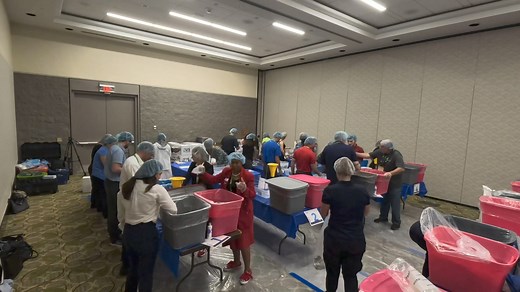 The plastics industry is proud to have a positive impact on our communities. Today at #NPE2024 attendees, exhibitors, and PLASTICS staff worked with US Hunger to pack meals for the local community. | Plastics Industry Association