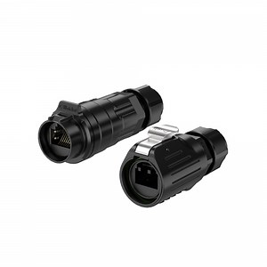 [Hot Item] High Quality IP68 Waterproof RJ45 Connectors Cable Male Female Assembly Panel Ethernet Wire RJ45 Connector