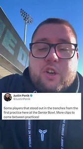 First practice recap from the Senior Bowl!