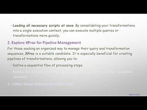 Enhancing Performance through Chaining of XQuery and XSLT Transformation