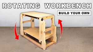 Build a rotating workbench for ultimate shop efficiency