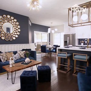 Blue-tiful job, Bristol & Aubrey! 💙✨ For more #FliporFlopVegas >> https://hg.tv/2XXEE8I | HGTV