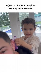 Daddy Nick Jonas getting a haircut from his adorable daughter Maltie! #nickjonas #priyankachopra #bollywood | Bollywood Bubble - Videos
