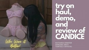 “Who Wore it Better?”  Try-On Haul and Review of Candice Sex Doll from Tantaly Official |  Nudity, Sexually and Explicit Video on YouTube