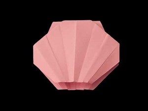 How to Make an Origami Paper Shell Step by Step