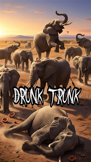 𝘼𝙣𝙞𝙢𝙖𝙡𝙨 𝙇𝙤𝙫𝙚𝙧 💖 on Instagram: "Watch this hilarious and unique wildlife video capturing a herd of elephants getting tipsy after eating a large amount of fermented marula fruit. The clip shows the massive animals wobbling and stumbling, showcasing a rarely seen and comical side of these majestic creatures in their natural habitat. 🐘🍷🫘 #DrunkElephants #FunnyAnimals #fypシ゚ #ElephantLove #Wildlife #MarulaFruit #Safari #AnimalKingdom #NatureIsWild #Elephants #FunnyAnimals #animalsarel