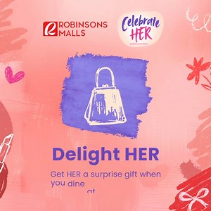 Celebrate HER this Women’s Month at #RobinsonsMalls! 💖🌹 Let’s pamper, empower, and celebrate the beautiful women in our lives with these fun and fabulous activities! 👑✨ 💘 Empower Her – Attend inspiring talks and workshops to uplift and empower women. 🌸 Delight Her – Discover exclusive deals and offers that’ll make her smile. 🌷 Treats for Her – Indulge in sweet surprises and special giveaways to make her feel special. 👑 Pamper Her – Enjoy beauty and wellness services for the ultimate relax