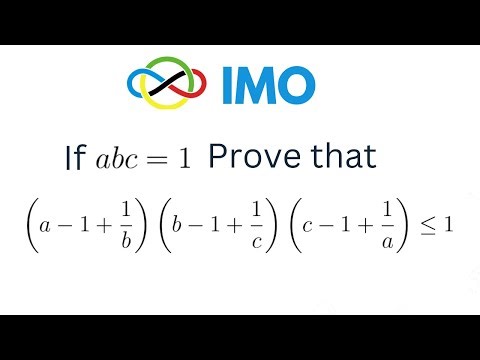 Solving IMO inequality in 3 min!