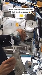 14K views · 541 reactions | How an astronaut brushes their teeth in space  #astronaut #iss #internationalspacestation #spacestation #interesting #zerogravity #nasa #fypシ #fyp #foryoupage | Space Lover | Facebook