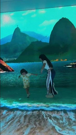 Será que é mar de verdade ? #familia #shortsnono #shortsvideoviral