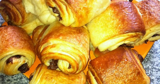 Mini-pain au Nutella feuilleté et brioché