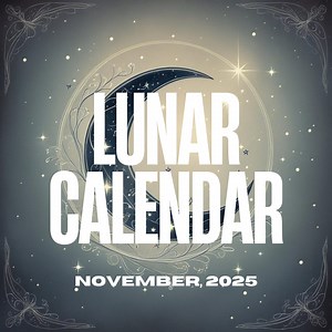 November 2025 Moon Calendar | Lunar Phases Printable PDF | Astrology & Ritual Guide - Etsy