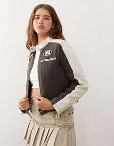 Vans Ryden biker jacket in faded black | ASOS