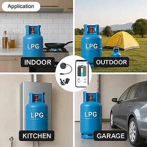 [Hot Item] WiFi Ultrasonic Sensor Smart Meter LPG Gas Cylinder Level Indicator for Propane Butane Tank