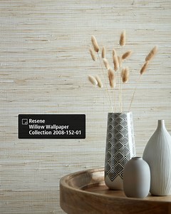 Nature is far too beautiful to be kept outside. In this hectic, always-on world many of us are seeking a calm place to relax, recuperate and revive. Patterns that recall nature are a perfect way to promote a feeling of calm and create a sanctuary at home 🍃 Tag someone you think would love the Resene Willow Wallpaper Collection! | Resene