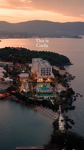 This is Corfu. 🌅 For sunrises like this, book your stay at Grecotel Corfu Imperial Luxury Beach Resort This luxury resort sits on a private peninsula on the east side of the island, offering incredible sea views. Visit 🔗 cyplon.co.uk to book your stay or email sales@cyplon.co.uk. | Cyplon Holidays