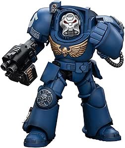 JoyToy Warhammer 40k Ultramarines Terminator Squad Terminator with Storm Bolter 1/18 Scale 5.63 inch Collectible Action Figure