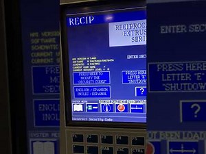 2004 Uniloy R-2000 Used CNC Blow Molder Ref # 7795513