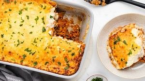 Vegetarian Lentil Moussaka Recipe - Mashed
