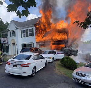 Stafford house fire displaces six