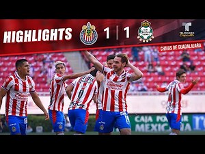Chivas vs. Santos 1-1 | Highlights & Goals | Telemundo Deportes