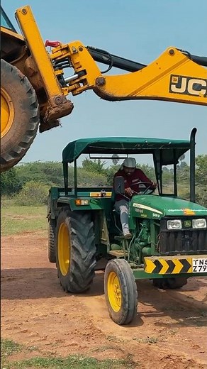 John Deere, Sonalika 4wd tractor and jcb 3dx backhoe loader #shorts #trending #tractor #jcb