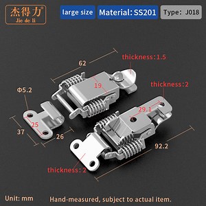 [Hot Item] Spring Loaded Latch Cabinet Toolbox Kitchen Fasteners Loakable Toggle Latch Catch