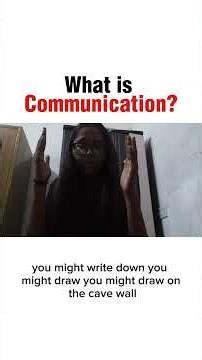 what is communication. The core definition. #communication