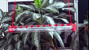 2021 Best Horizontal Hummingbird Feeder Tube,Hummingbird Bar Feeder,Long Hummingbird Feeders for Outdoors Hanging(White 19.7 in)