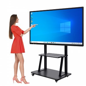 [Hot Item] Factory Price 75 Inch Tempered Glass Big Size Classroom School Digital Touch Screen Interactive Digital Whiteboard