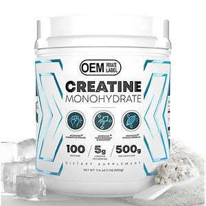 [Hot Item] OEM/ODM/Obm Private Label 300g and 500g Creatine Monohydrate Powder Adult Pure Creatine Powder