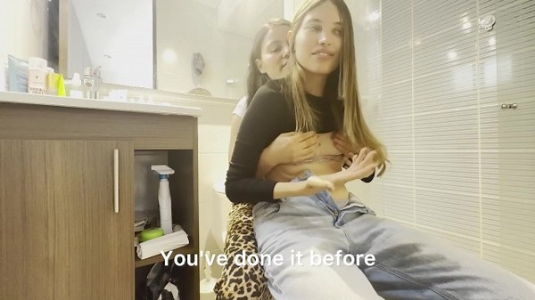 I fucked a friend of my husband in the bathroom while we were celebrating her birthday!!!