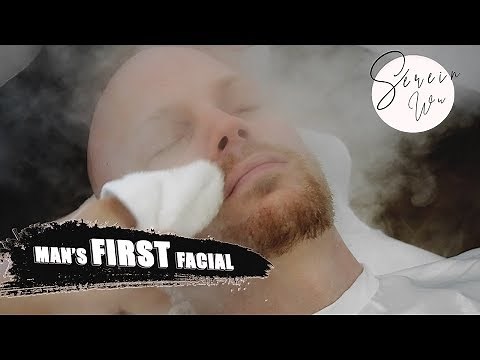 MAN GETS HIS FIRST FACIAL TREATMENT w/ EXTRACTIONS