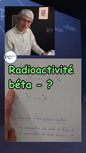 Radioactivité beta moins : transformations nucléaires. Bac physique chimie / STI2D / STL Description d'une des désintégrations radioactives présentes dans la nature avec l'exemple du carbone 14. #physicochimicomethodo #lycee #physique #nucléaire | Physico Chimico Méthodo